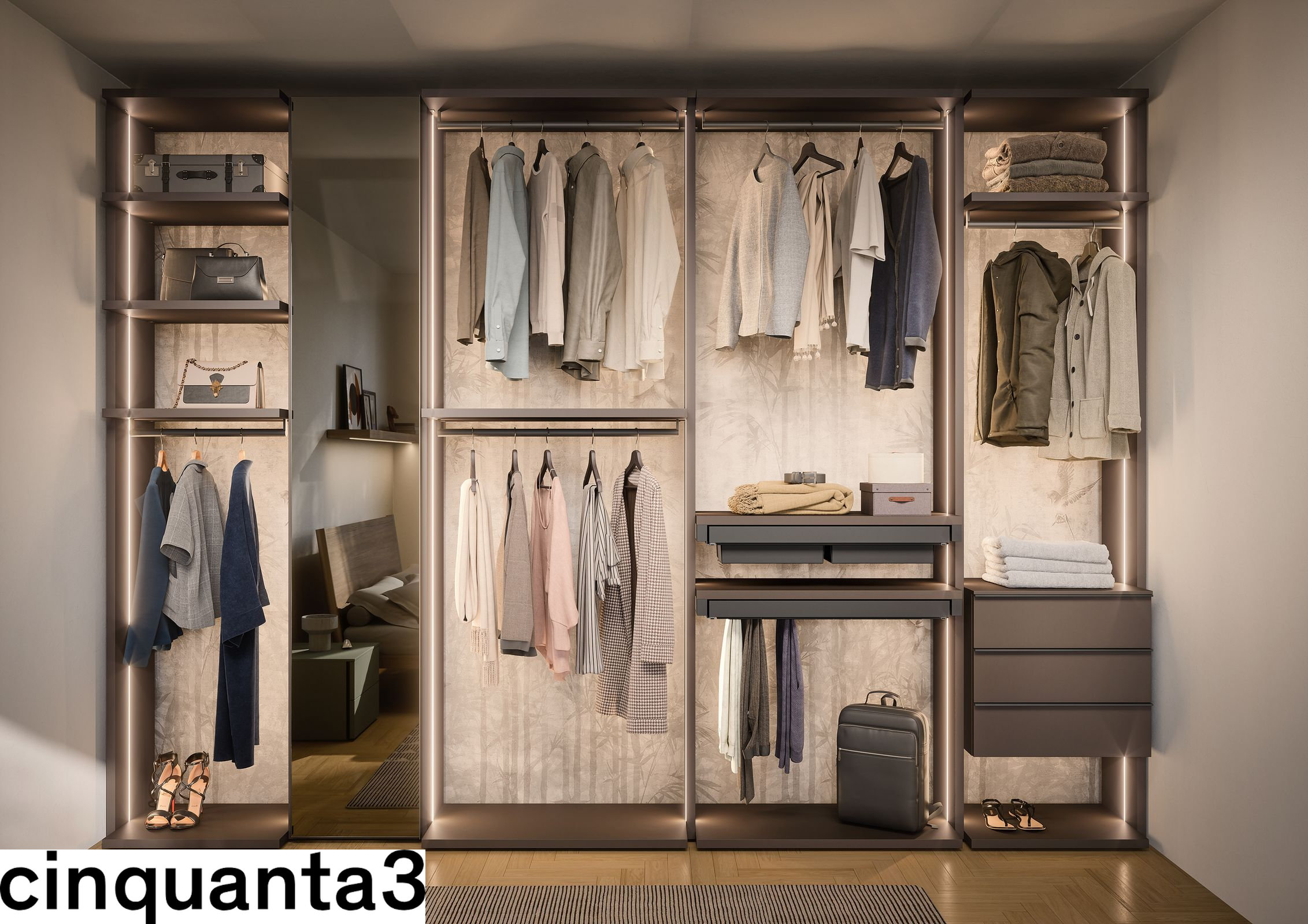 Cabine Armadi CINQUANTA3 - Modello 7